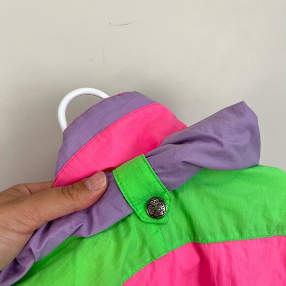 Vintage OshKosh B/gosh Girls Windbreaker Jacket 6 - Picture 10 of 15